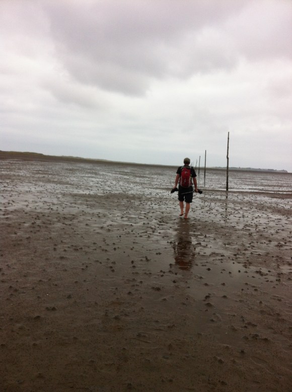 walking to Holy Island