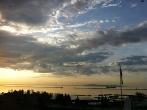 sunrise over Sleeping Giant