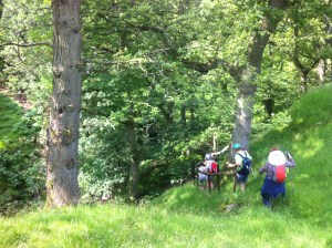 down to the river fording