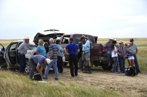 middle of the road picnic Pinto Butte