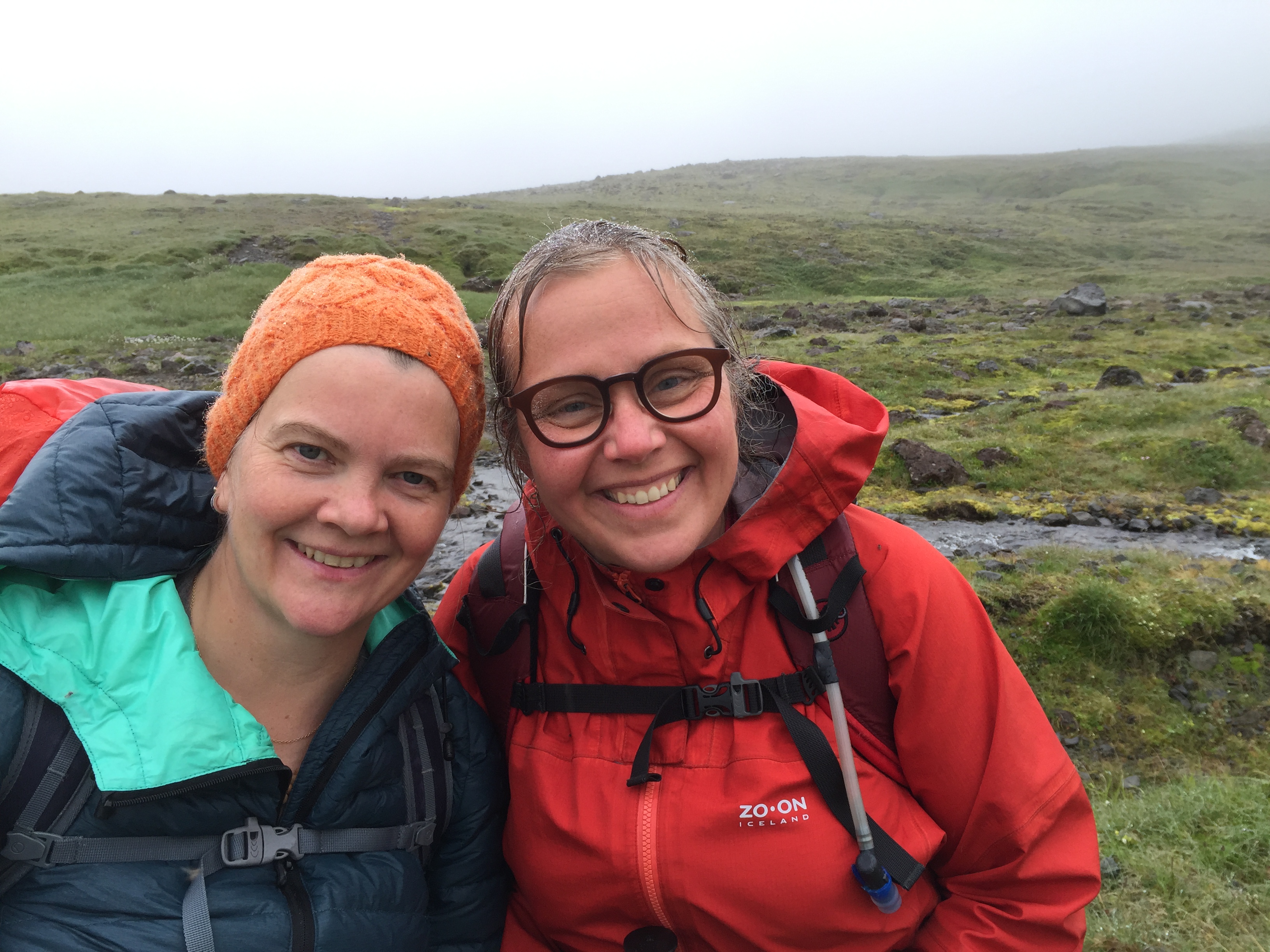 Ertla and Elinborg in mist