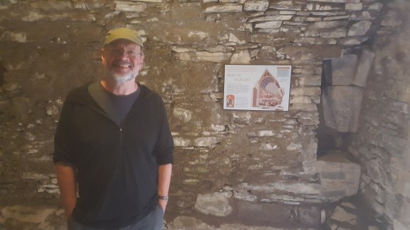 Matthew at St Ninian's Tomb