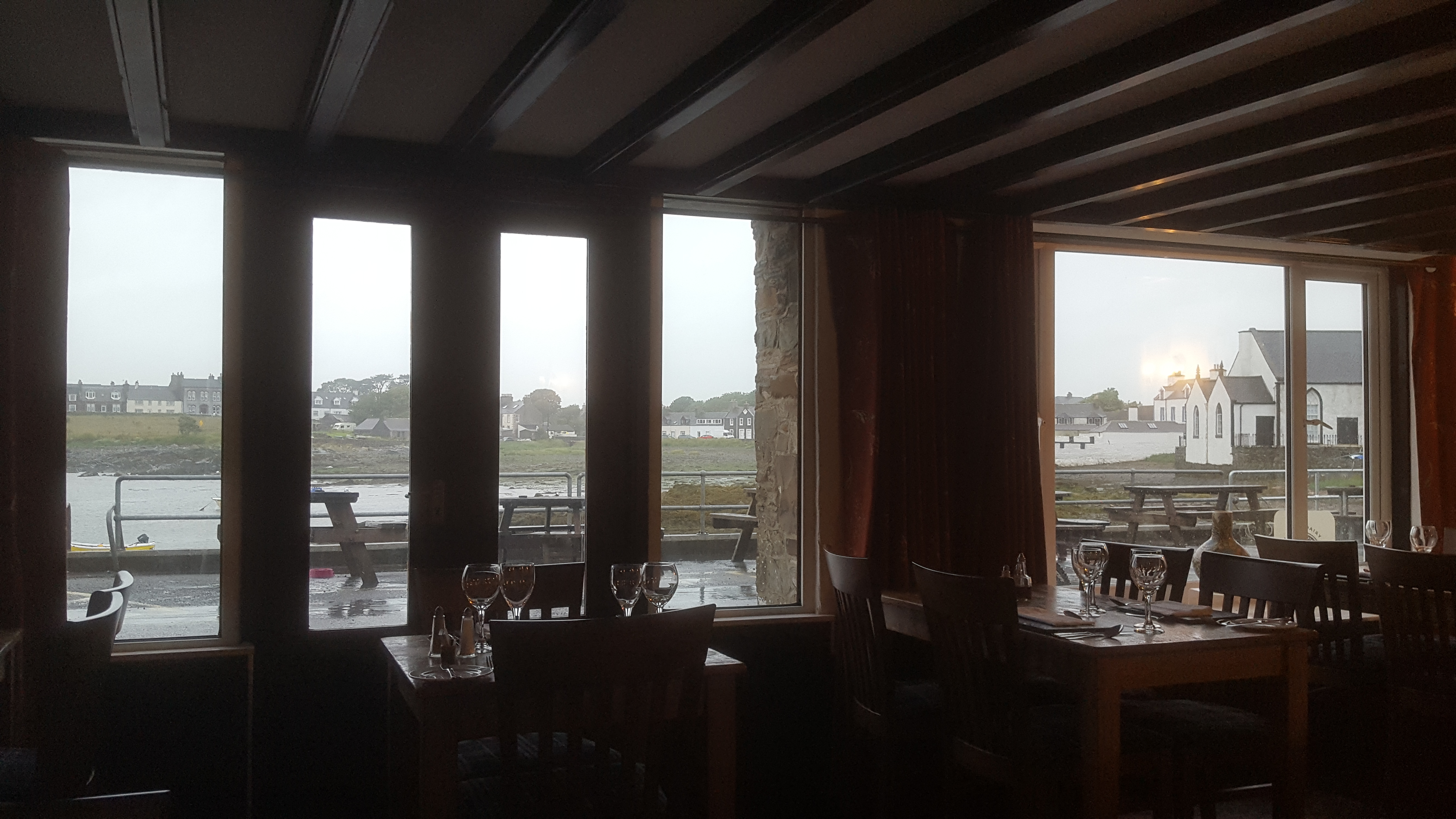 Steampacket Inn view Isle of Whithorn